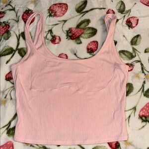 Wild Fable Light Pink Ribbed Camisole